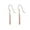 C-Rose gold, variant on 925 Sterling Silver Bar Drop Earrings for Women Teens Minimalist Bar Dangle Earrings Drop