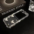 thumbnail image 3 of Case for Samsung Galaxy Z Flip 6 (2024),Cute Beautiful Rhinestone Butterfly Design Phone Protective Cover with Pearl Wrist Chain for Girls Women (no Chain), 3 of 8