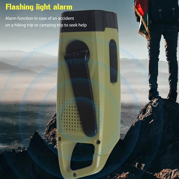 Radio de emergencia AM FM Radio multifuncional para acampar Senderismo (XLN-380 Solar) Ehuebsd Para estrenar