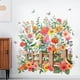 thumbnail image 1 of Watercolor Floral Butterfly Wall Sticker Removable Wall Sticker Decoration (Watercolor Floral Butterfly Bird), 1 of 4