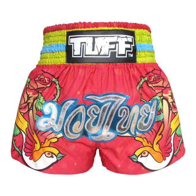 Tuff Shorts de Muay Thaï TUF-MS617-PNK-M Rose Rose