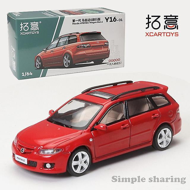 Xcartoys 1/64 Mazda Atenza Wagon Gen.1 Blue Alloy Diecast Model Car Toy Collection Gift Model Boy Model-SHUNJING