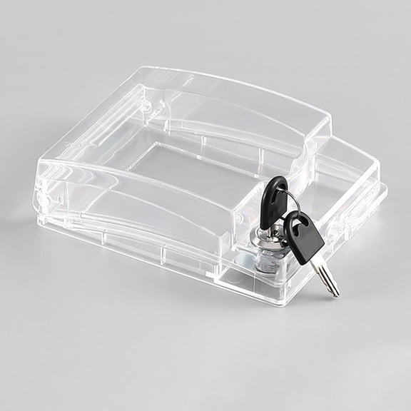 Lockable Waterproof Socket Box With Key For Electrical Outlet Protection Suitable For Homes Schools And Hospitals