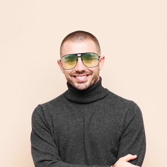 FUEENIRVA Night For Men 1Set Polarized Sunglasses With Photochromic Lenses Uv Protection For Driving