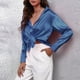 thumbnail image 4 of Camisas Para Mujer, de Gran Tamaño, A La Moda, Cuello Vuelto, Manga Larga, Color Sólido, Camiseta Informal, Camisetas Odeerbi  ODB130105, 4 of 9