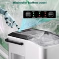 thumbnail image 5 of Bullet Ice Maker, 33 lbs/24H Counter Top Ice Maker, Portable Pellet with Self-Cleaning, 9 Cubes in 7-8 Mins, Ice Maker for Home, Office, Kitchen, RV, 5 of 9