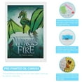 thumbnail image 3 of Dragon Wings Of Fire Diamond Art Kits for Adults Diamond Art Gem Art Painting Full Drill Round Art Gem Painting Kit for Home Wall Decor 16"x20", 3 of 7