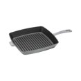 thumbnail image 2 of STAUB Grill Pans 30 cm Cast Iron Square American Grill, Graphite-Grey (Visual Imperfections - B STOCK), 2 of 11