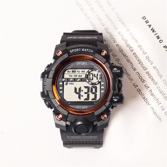 NovaStitch Men's Digital Sports Electronic Watch with Display, Running Timer Alarm Clock, Fitness Activityfor Outdoor Running