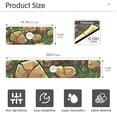 thumbnail image 2 of Brown Stone on Green Leaf Kitchen Sink Splash Guard, Silicone Sink Faucet Mat Dry Out the Kitchen Bathroom, 2 of 7