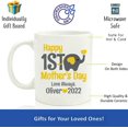thumbnail image 2 of First Mother's Day Mug • Yellow Gray Elephant 1st Mothers Day Gift From Baby, Ceramic Novelty Coffee Mugs 11oz, 15oz Mug, Tea Cup, Gift Present Mug For Birthday, Christmas T, 2 of 4