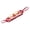 Red, variant on Fashionable Cats Ear Hairband Soft Elastic Cloth Headwear For Women And Teens