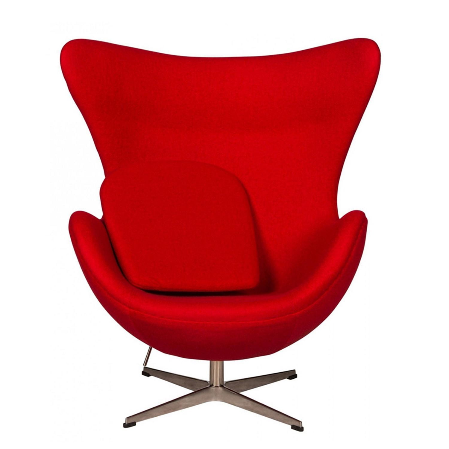 Canadian Egg Lounge Chair Red