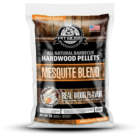 Pit Boss 55438 40 lb. Mesquite Blend All Natural Barbecue Hardwood Pellets