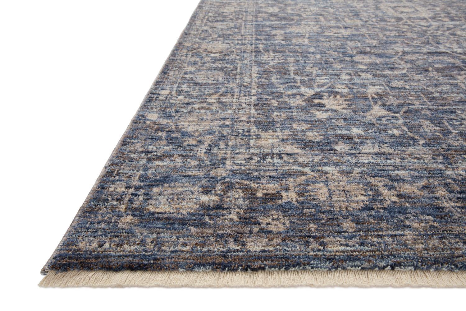 Loloi Sorrento Midnight / Natural 7'-10" x 7'-10" Round Area Rug