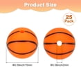thumbnail image 3 of 25-Pack Cuentas de Balón Deportivo 15mm Naranja Rojo Redondas Sueltas de Goma para Manualidades DIY/Pulsera/Collar, 3 of 7