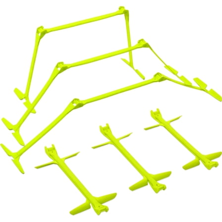 QUICKPLAY PRO Adjustable Height: 6", 9"   12" The Original All-in-One Speed Hurdles, Agility & Plyometric Hurdles (Set of 6) Patented.
