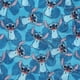 thumbnail image 3 of Gorro con estampado de personajes repetidos de Disney Stitch, azul satinado, 3 of 5