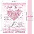thumbnail image 3 of Best Friend Birthday Gifts, Gifts for Best Friend Women, Bestie Gifts Blanket 40"x 50", BFF Gifts, Soul Sister Graduation Gifts Ideas for Women, Friendship Unique Gifts, My Best Friend Blanket, 3 of 6