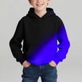 thumbnail image 1 of Sudadera con capucha para niño, con estampado de color, manga larga, informal, deportiva, con capucha, manga larga, sudadera con capucha, top con inserciones en los hombros, blusa de poliéster para ni, 1 of 7
