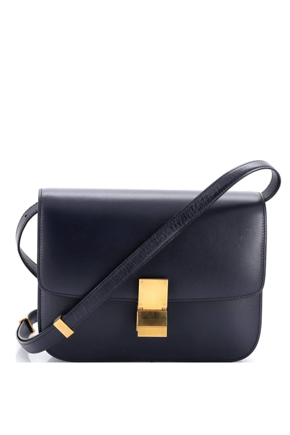 Pre-Owned Classic Box Bag Smooth Leather Medium By Rebag