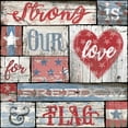 thumbnail image 3 of Our Patriotic Love 12x12 Black Modern Framed Museum Art Print Titled - Art Licensing Studio, 3 of 5