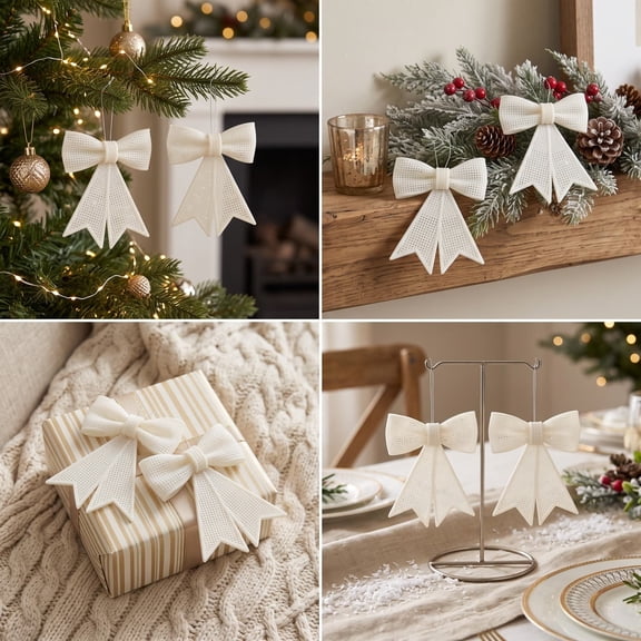 Vintage Christmas Ornaments Hanging Decor, Accessories Christmas Tree Decorations, Christmas Tree Ornaments for Living Room Festival Party Decoration