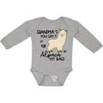 thumbnail image 3 of Inktastic Grandma's You Say Alpaca My Bags Boys or Girls Long Sleeve Baby Bodysuit, 3 of 5