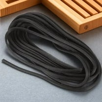 OUNONA Flat Spline for Screens Black 1Pcs 100x0.39in Thermoplastic Rubber