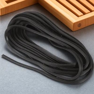 OUNONA Flat Spline for Screens Black 1Pcs 100x0.39in Thermoplastic Rubber