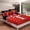 Red I, variant on Erosebridal Monogrammed P Bed Sheets Set Twin Size, Princess Polkadots Bed Sheets Twin, Initial P to Z Letter Decor
