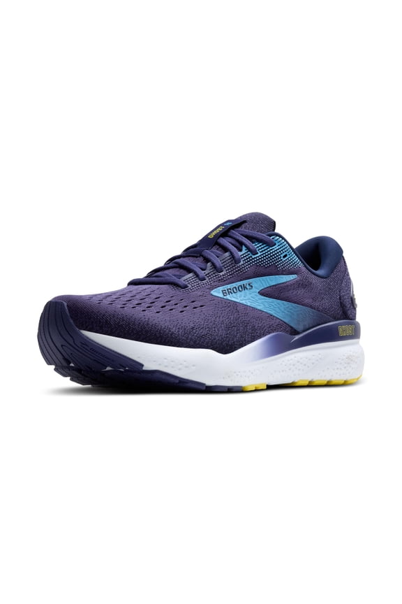 Mens Ghost 16 Neutral Running Shoe - Blue/Bonnie Blue/Yellow - 10 Medium