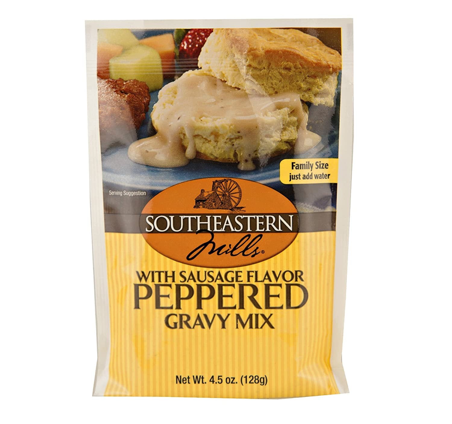 Southeastern Mills Old Fashioned Peppered Gravy Mix w/ Sausage Flavor