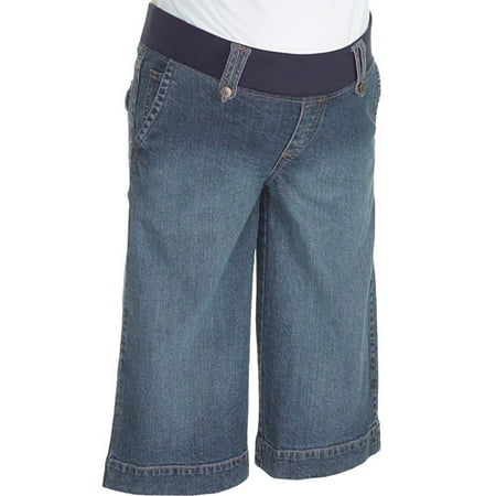 Denim Maternity Capris