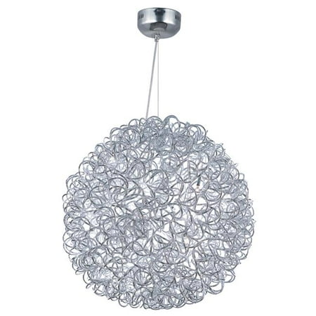 

Dazed LED 24 in. Polished Chrome Single Pendant Ceiling Light