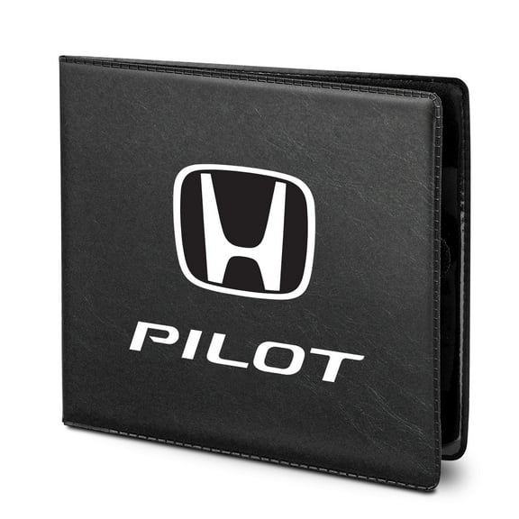 Honda Pilot Car Auto Insurance Registration Black PVC Document Holder Wallet