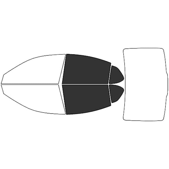 Avery Dennison NR Nano Ceramic IR Window Tint Kit Compatible with Lexus IS 2021-2024 (Sedan) - Back