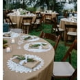 thumbnail image 3 of 5 ft. x 25 ft. 13 oz. Natural Burlap Fabric Accessory for Wedding Decorations, Table Runners, Rustic Party Decor, 3 of 5