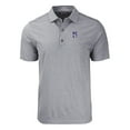 thumbnail image 2 of Men's Cutter & Buck  Heather Black Northwestern Wildcats Big & Tall Forge Eco Stripe Stretch Recycled Polo, 2 of 3