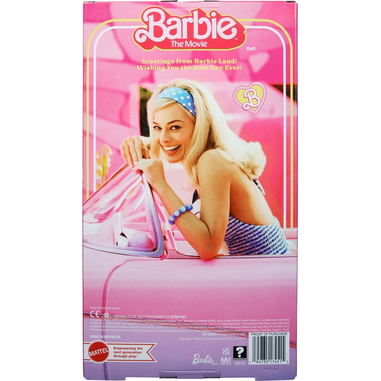 The Movie Collectible Doll, Margot Robbie high quality as Barbie in Plaid Matching Set HKJG