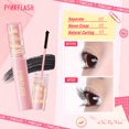 thumbnail image 3 of PINKFLASH-rímel oleoso sedoso 4D, extensiones de pestañas naturales impermeables, maquillaje de larga duración, negro, cosméticos para ojos （Black, 3 of 5