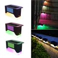 thumbnail image 4 of Luces De Paso Solares Para Exteriores Luz De Jardín Luz De Pared Luz De Jardín Luz De Barandilla A Prueba De Lluvia Con Interruptor De Luz Rgb Speravity HA016446-00, 4 of 7