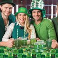 thumbnail image 4 of QTOCIO St Patricks Day Decorations, 122pcs St. Patrick Theme Irish Disposable Tableware Paper Plates Tablecloths Paper Towels Paper Cups Straws Party Supplies Set Holiday Decorations, 4 of 6