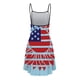 thumbnail image 4 of WILLBEST Vestido Lino Vestidos De Verano Para Mujer Día De La Independencia Casual Minifaldas Sin Mangas, 4 of 4