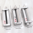 thumbnail image 6 of Fettuccine Cutter Attachment for KitchenAid Stand Mixers, Stainless Steel Pasta Maker Fettuccine Noodles Cutter Only, 6 of 8