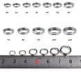 thumbnail image 6 of 100 Stainless Steel Fishing Split Rings 25LB-350LB Heavy Saltwater Duty Big Game, 6 of 9