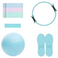 thumbnail image 1 of 5pcs Kit Esencial Con Banda Anillo Y Bucle Calcetines Agarre para Mujeres () Azul, 1 of 9