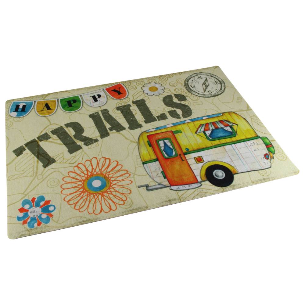 Drymate RVM1826HT RV Floor Mat 18" x 26" Happy Trails