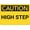 Warning Sign 4, variant on Caution High Step Sign for Home 12 x 8 Inches - Rust-Free Aluminum, UV Ink Printing, 7-Year Weatherproof Outdoor Durability, Staircase, Platform Use