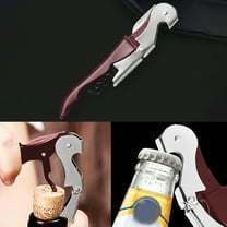 Nsxcdh Wine Openers,Waiter Corkscrew with Foil Cutter,Double-Hinged Manual Wine Key,Professional Wine Bottle Opener for Servers and Bartenders Seasonal